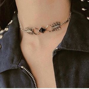 Scorpion onyx choker